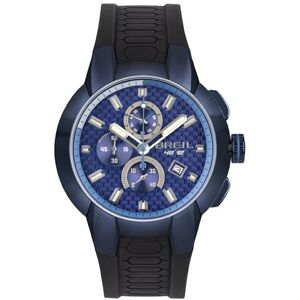 Breil – klocka Chrono 48 tum 12 av stål för man, blå, Taglia Unica, modern, avslappnad Breil – klocka Chrono 48 tum 12 av stål för man, blå, Taglia Unica, modern, avslappnad