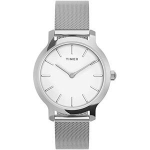 Timex Transcend Tw2U86700 Klocka, Dam, 31 Mm, Mesharmband I Rostfritt Stål, Vit Urtavla Timex Transcend Tw2U86700 Klocka, Dam, 31 Mm, Mesharmband I Rostfritt Stål, Vit Urtavla