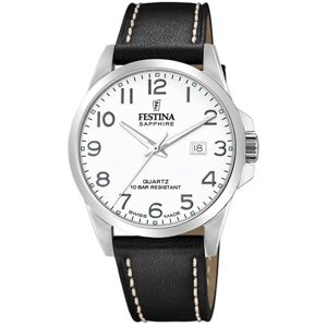 Festina Män analog kvartsklocka med läderarmband F20025/1 Festina Män analog kvartsklocka med läderarmband F20025/1