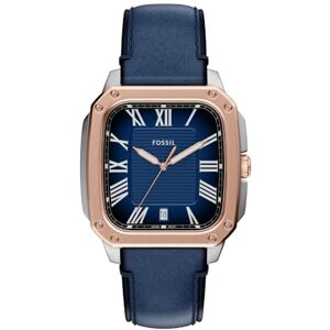 Fossil herr analog kvartsur med läderarmband FS6149 Fossil herr analog kvartsur med läderarmband FS6149