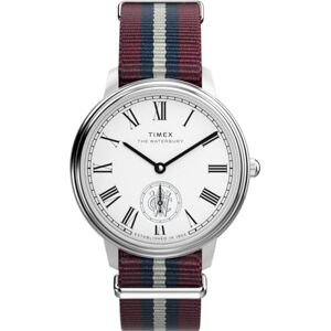 Timex Waterbury Metropolitan Sub-Second Tw2Y27600 Klocka, Herr, 39 Mm, Textilarmband, Silverfärgad Urtavla, Boett I Rostfritt Stål Timex Waterbury Metropolitan Sub-Second Tw2Y27600 Klocka, Herr, 39 Mm, Textilarmband, Silverfärgad Urtavla, Boett I Rostfritt Stål