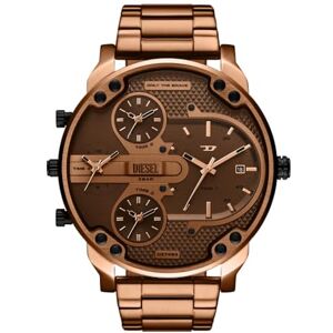 Diesel Mr. Daddy smal herr 54 mm brun klocka i rostfritt stål, DZ7493 Diesel Mr. Daddy smal herr 54 mm brun klocka i rostfritt stål, DZ7493