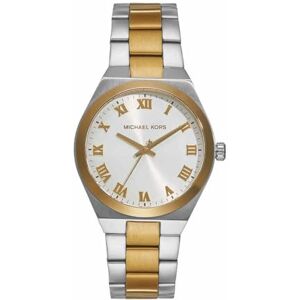 Michael Kors Lennox Damklocka, Silverfärgat Quartz trehandsverk med armband i rostfritt stål Michael Kors Lennox Damklocka, Silverfärgat Quartz trehandsverk med armband i rostfritt stål