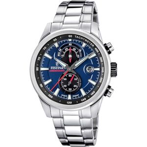 Festina Herrklocka F20694/5 Tidlös kronograf 316l rostfritt stål boett silver 316l rostfritt stålband silver Festina Herrklocka F20694/5 Tidlös kronograf 316l rostfritt stål boett silver 316l rostfritt stålband silver