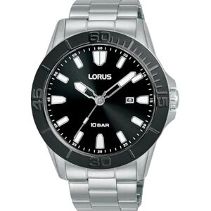 Lorus mäns analog kvartsur med rostfritt stål armband RH945QX9, silver, Armband Lorus mäns analog kvartsur med rostfritt stål armband RH945QX9, silver, Armband