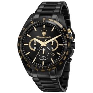 Maserati Milstolpe Herrklocka LIMITED EDITION, kvartsur, kronograf R8873612051, Svart, 45mm, armband Maserati Milstolpe Herrklocka LIMITED EDITION, kvartsur, kronograf R8873612051, Svart, 45mm, armband