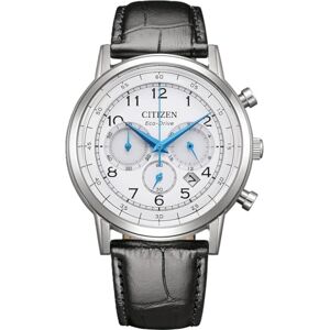 Citizen CA4630 Eco-Drive Solar Chrono herrklocka med 42 mm diameter i olika varianter, svart, Rem Citizen CA4630 Eco-Drive Solar Chrono herrklocka med 42 mm diameter i olika varianter, svart, Rem