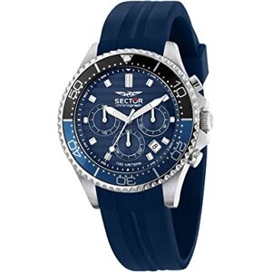 Sector No Limits Herrklocka Collection 230 begränsad utgåva, kronograf, kvarts R3271661027, Färg: blå, 43mm, rem Sector No Limits Herrklocka Collection 230 begränsad utgåva, kronograf, kvarts R3271661027, Färg: blå, 43mm, rem