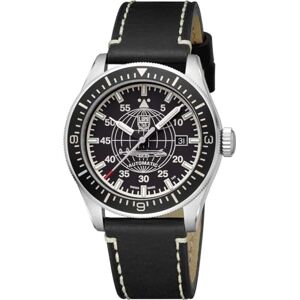 Luminox Herr analog automatisk klocka med läderrem XA.9601, Svart, armband Luminox Herr analog automatisk klocka med läderrem XA.9601, Svart, armband