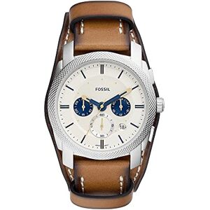 Fossil Machine herrklocka, kronografverk med armband i rostfritt stål eller läder Fossil Machine herrklocka, kronografverk med armband i rostfritt stål eller läder