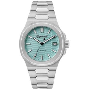 Ingersoll Catalina herrklocka 38 mm med skeletturtavla och armband i rostfritt stål, Turkos, Klänning sport Ingersoll Catalina herrklocka 38 mm med skeletturtavla och armband i rostfritt stål, Turkos, Klänning sport
