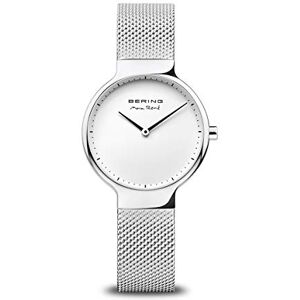 BERING Kvinnors analog kvarts klocka med silikonrem BERING Kvinnors analog kvarts klocka med silikonrem