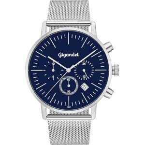 Gigandet Män analog japanskt kvartsurverk klocka med rostfritt stål armband 7VNAG22NE/005, blå Gigandet Män analog japanskt kvartsurverk klocka med rostfritt stål armband 7VNAG22NE/005, blå