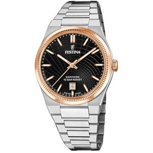 Festina Herrklocka F20065/4 Swiss Made Rivé fodral i rostfritt stål flera armband i rostfritt stål grått, svart Festina Herrklocka F20065/4 Swiss Made Rivé fodral i rostfritt stål flera armband i rostfritt stål grått, svart