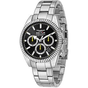 Sector No Limits herrklocka kollektion 240 begränsad upplaga, kronograf, kvarts R3273676006, pengar, 41mm, armband Sector No Limits herrklocka kollektion 240 begränsad upplaga, kronograf, kvarts R3273676006, pengar, 41mm, armband