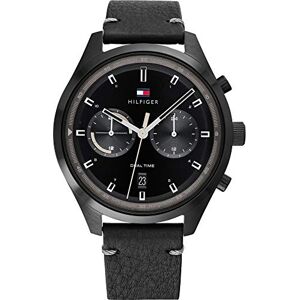 Tommy Hilfiger herr analog kvartsklocka med läderarmband 1791731 Tommy Hilfiger herr analog kvartsklocka med läderarmband 1791731