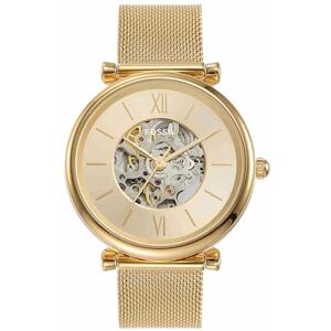 Fossil Carlie Damklocka, Automatiskt urverk med mesh- eller läderarmband i rostfritt stål Fossil Carlie Damklocka, Automatiskt urverk med mesh- eller läderarmband i rostfritt stål