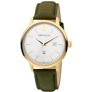 Orphelia herrarmbandsur zoom analog kvarts läder, Grön, Rem Orphelia herrarmbandsur zoom analog kvarts läder, Grön, Rem
