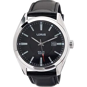 Seiko Lorus analog herrarmbandsur solar 32025152, svart, Einheitsgröße, Rem Seiko Lorus analog herrarmbandsur solar 32025152, svart, Einheitsgröße, Rem