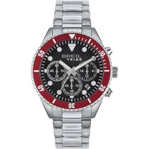Breil Herrarmbandsur Outrider HU 41 mm Chrono med silverfärgat stålarmband, 10 bar, boettdiameter: 41 mm, EW0714, silver, Armband Breil Herrarmbandsur Outrider HU 41 mm Chrono med silverfärgat stålarmband, 10 bar, boettdiameter: 41 mm, EW0714, silver, Armband