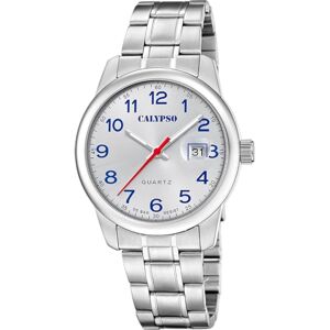 Calypso Casual Watch K5872/2, silver, armband, Silver, armband Calypso Casual Watch K5872/2, silver, armband, Silver, armband