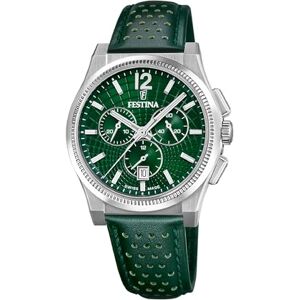 Festina Swiss tillverkad herrklocka rivé blå, GRÖN, 42.5, Rem Festina Swiss tillverkad herrklocka rivé blå, GRÖN, 42.5, Rem