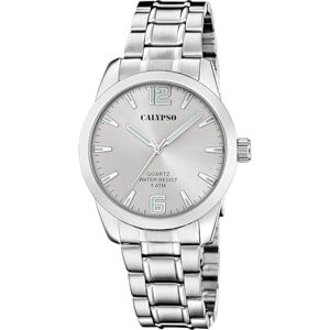 Calypso Casual Watch K5866/2, silver, armband, Silver, armband Calypso Casual Watch K5866/2, silver, armband, Silver, armband