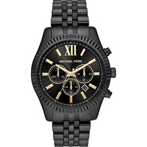Michael Kors Lexington herrklocka, 44 mm, kvartsurverk med kronograf och armband i rostfritt stål Michael Kors Lexington herrklocka, 44 mm, kvartsurverk med kronograf och armband i rostfritt stål