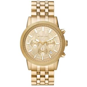 Michael Kors Hutton Herrklocka, kronografverk med armband i rostfritt stål eller läder Michael Kors Hutton Herrklocka, kronografverk med armband i rostfritt stål eller läder