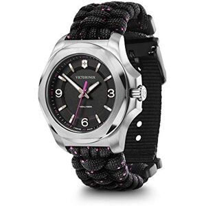 Victorinox I.N.O.X V damklocka, Ø 37 mm, schweizisk tillverkad, analog kvarts, vattentät upp till 100 m, safirglas, svart, Rem Victorinox I.N.O.X V damklocka, Ø 37 mm, schweizisk tillverkad, analog kvarts, vattentät upp till 100 m, safirglas, svart, Rem