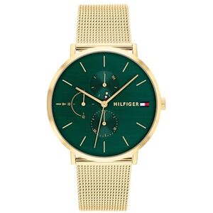 Tommy Hilfiger Analogt kvartsur för kvinnor med rem i rostfritt stål 1782766, gRÖN, Modern Tommy Hilfiger Analogt kvartsur för kvinnor med rem i rostfritt stål 1782766, gRÖN, Modern