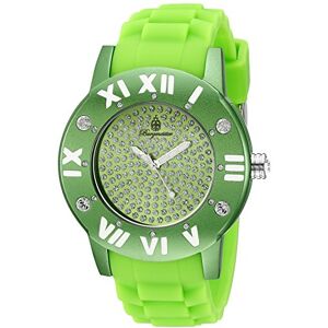 Burgmeister Kvartsur silikon Magic 45 mm bälte Ø 45 mm Grön Burgmeister Kvartsur silikon Magic 45 mm bälte Ø 45 mm Grön