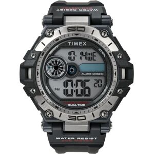 Timex Sport 52 mm herrklocka Svart hartsarmband, digital urtavla, svart boett TW5M63300 Timex Sport 52 mm herrklocka Svart hartsarmband, digital urtavla, svart boett TW5M63300