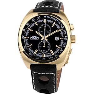M.O.M. Manifattura Orologiaia Modenese män kronograf kvartsklocka med läderarmband PM7610-6222 M.O.M. Manifattura Orologiaia Modenese män kronograf kvartsklocka med läderarmband PM7610-6222