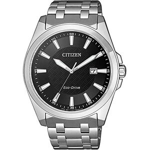 Citizen Analog kvartsklocka för män med rem i rostfritt stål BM7108-81E, SILVER, En storlek, Armband Citizen Analog kvartsklocka för män med rem i rostfritt stål BM7108-81E, SILVER, En storlek, Armband