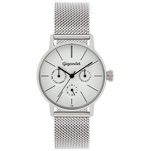 Gigandet Damer analog japanskt kvartsurverk klocka med rostfritt stål armband 3VNAG38/005, silver Gigandet Damer analog japanskt kvartsurverk klocka med rostfritt stål armband 3VNAG38/005, silver