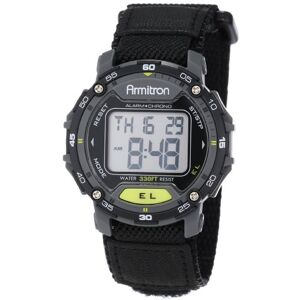 Armitron klocka för män med digital kronograf och hartsarmband, 40/8284, Svart Armitron klocka för män med digital kronograf och hartsarmband, 40/8284, Svart