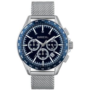 Breil Rund herrklocka med Monocolor urtavla och stål låda Rugged Collection, Multicolor, talla única, armband Breil Rund herrklocka med Monocolor urtavla och stål låda Rugged Collection, Multicolor, talla única, armband