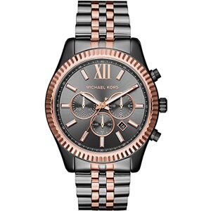 Michael Kors Lexington herrklocka, 44 mm, kvartsurverk med kronograf och armband i rostfritt stål Michael Kors Lexington herrklocka, 44 mm, kvartsurverk med kronograf och armband i rostfritt stål