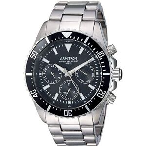 Armitron multifunktionellt armbandsur för män, 20/5351, Silver/svart Armitron multifunktionellt armbandsur för män, 20/5351, Silver/svart