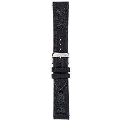Morellato unisex klockarmband, sportkollektion, Mod. Swim, Lycra A01X5273C93, svart, 18mm, Band Morellato unisex klockarmband, sportkollektion, Mod. Swim, Lycra A01X5273C93, svart, 18mm, Band