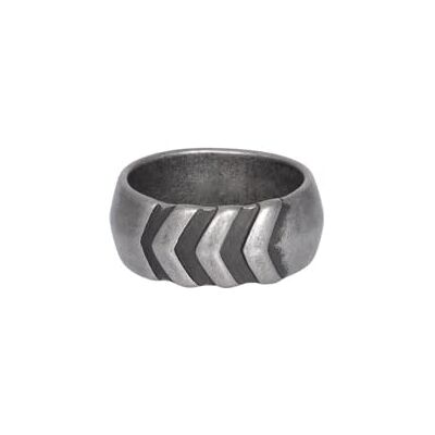 iXXXi Men Herrenring Mercedes Antiksilber 22mm iXXXi Men Herrenring Mercedes Antiksilber 22mm
