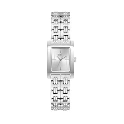 GUESS Cove GW1026L1 damklocka 23 mm rostfritt stål – kvarts analog klocka rostfritt stål armband silver modeklocka damklocka silver elegant 5 bar GUESS Cove GW1026L1 damklocka 23 mm rostfritt stål – kvarts analog klocka rostfritt stål armband silver modeklocka damklocka silver elegant 5 bar
