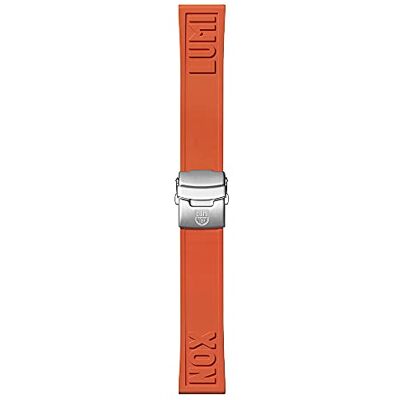 Luminox män gummi klockarmband FP2406.35Q, Orange, En storlek, Klassisk Luminox män gummi klockarmband FP2406.35Q, Orange, En storlek, Klassisk