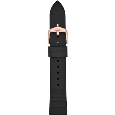 Fossil Watch Strap S181369 Silikon svart Fossil Watch Strap S181369 Silikon svart