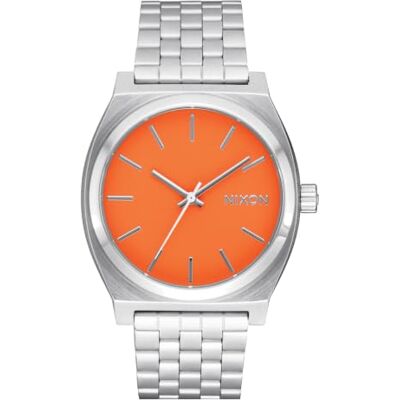 Nixon Vardaglig klocka A045-5212-00, Silver/orange Nixon Vardaglig klocka A045-5212-00, Silver/orange