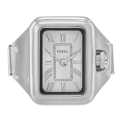 Fossil Raquel klockring för dam, Quartz tvåhandsurverk med armband i rostfritt stål Fossil Raquel klockring för dam, Quartz tvåhandsurverk med armband i rostfritt stål
