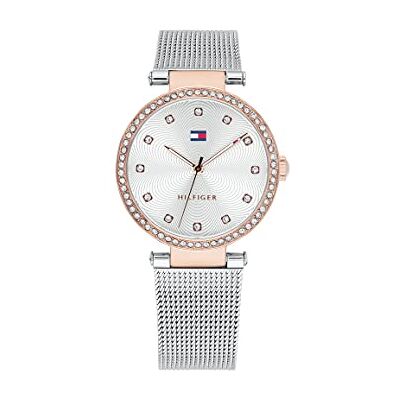 Tommy Hilfiger Analogt kvartsur för kvinnor med rem i rostfritt stål 1782506 Tommy Hilfiger Analogt kvartsur för kvinnor med rem i rostfritt stål 1782506