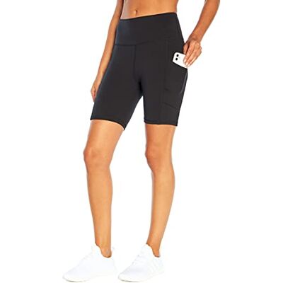 Marika Women's Standard Lucy High Rise Tummy Control Short, Black, Small Marika Women's Standard Lucy High Rise Tummy Control Short, Black, Small
