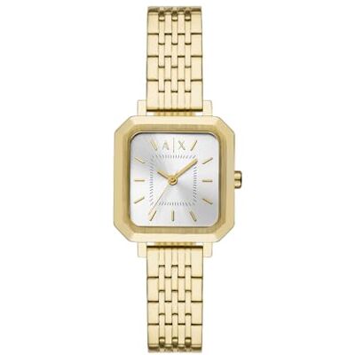 Giorgio Armani Watch For Women, Quartz Three hand movement and 27 mm Case Size with Stainless steel strap Giorgio Armani Watch For Women, Quartz Three hand movement and 27 mm Case Size with Stainless steel strap